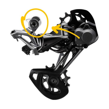 Vis De Réglage Dérailleur Arrière Shimano XTR RD-M972 - Aluminium - Occasion Japon