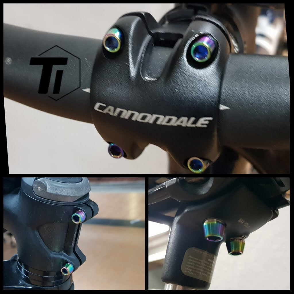 Titanium Bolt Upgrade Solutions Cannondale F29 Lefty fork  Titanium Screw Bicycle Singapore  Supersix Evo Hooligan