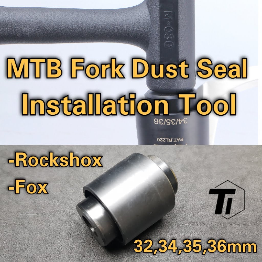 RockShox Fox porvédő tömítés beszerelési eszköz | Porzáró meghajtó szerszám MTB villához | Fox Float 32 34 36