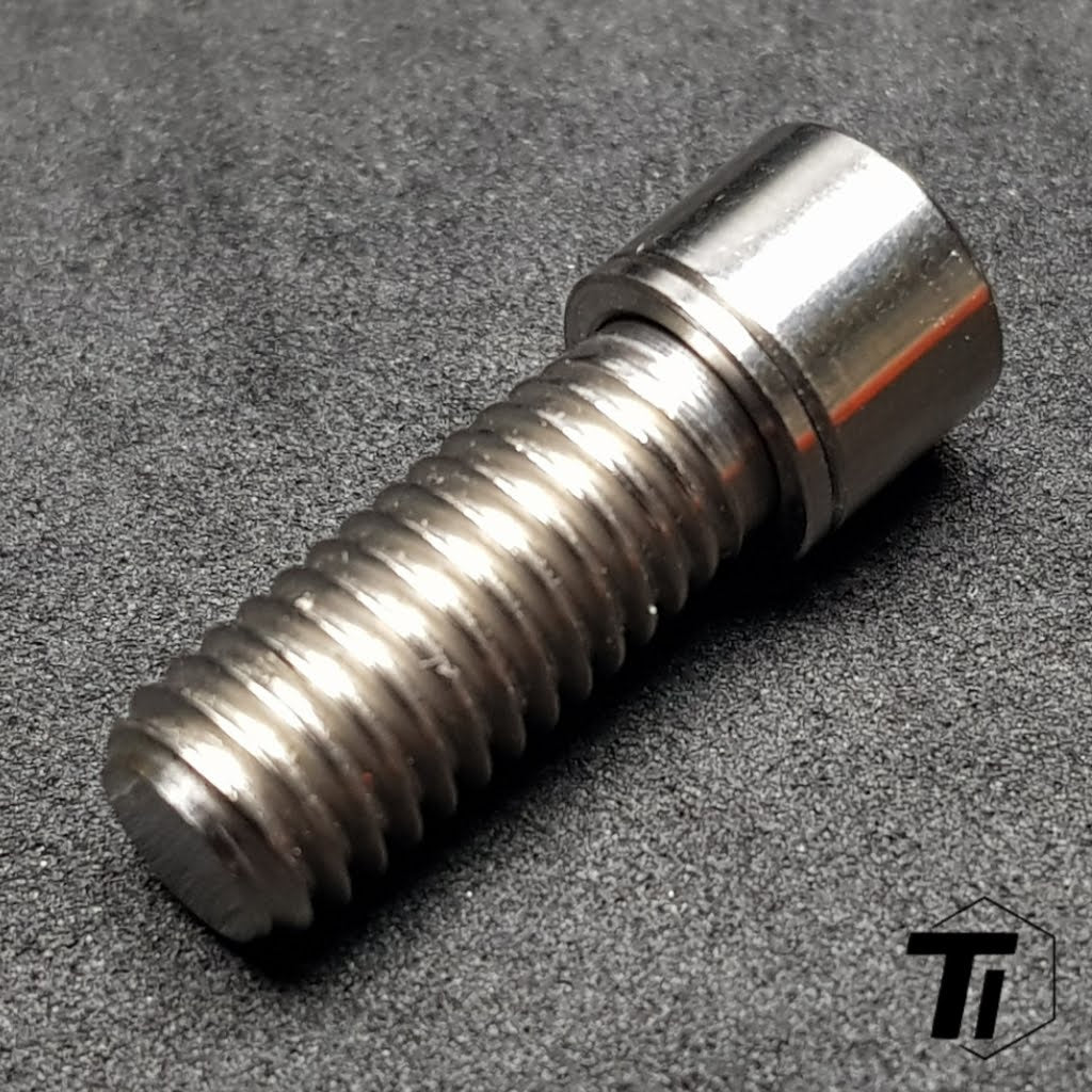 Perno de titanio para recogedor de manillar Brompton | Soporte adaptador ajuste montaje soporte clip extremo 2017 b75 Aceoffix