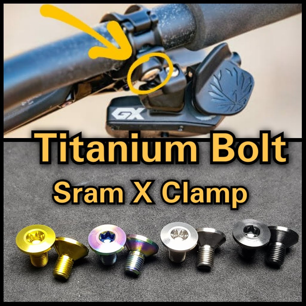 Ti-Parts Titanium Pinch Bolt SRAM MatchMaker X MMX X Clamp X Cockpit broms spak adapter X0 XX XX1 Eagle eTap AXS DB5