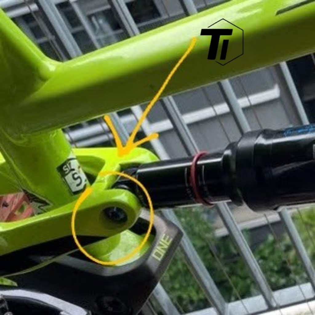Kit de boulons de pivot d'amortisseur arrière en titane | Rockshox Fox Ohlins Manitou Flip Chip Titane Vis Vélo VTT Grade 5 Singapour