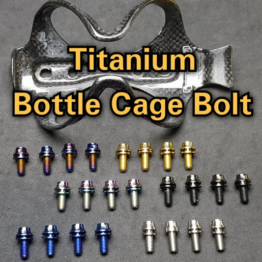 Titanium Water Bottle Cage Bolt with washer | M5x12 Bottle Holder Bidon Cage Screw M5 Grade 5 Singapore