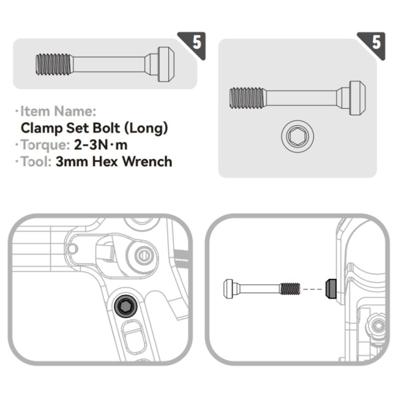 Lewis Titanium Bolt Upgrade Kit for LHP-U4 LHP-S4 LH4 Brake