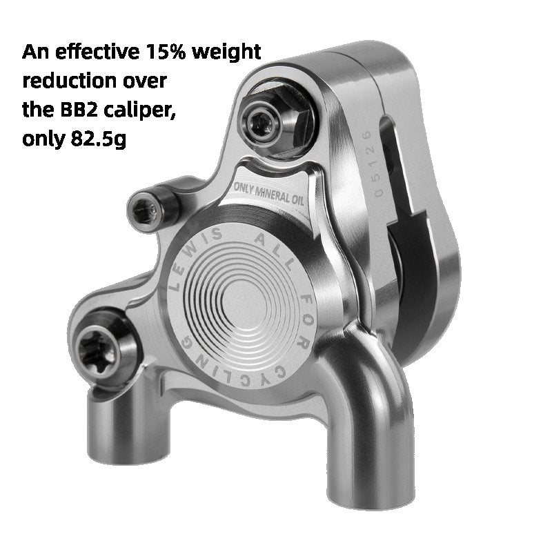 Lewis SL/SLR Flat Mount Caliper 68.5g Titanium Screw | Ultimate Lightweight Road Bike Caliper