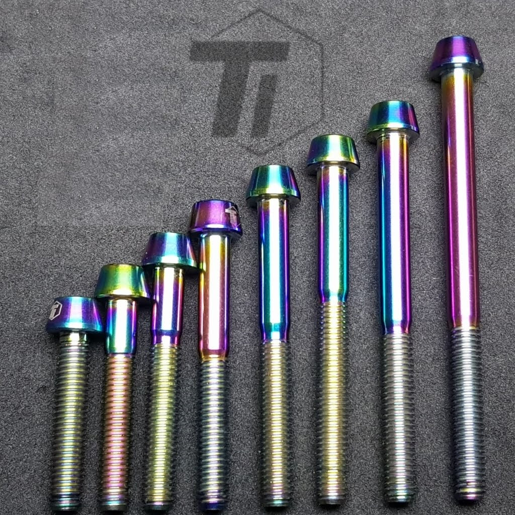 Titanium M5 sadelpindsbolt | Spindelskrue M5x14 M5x16 M5x18 M5x20 M5x25 M5x30 M5x35 M5x40 M5x45 M5x50 M5X55 M5X60