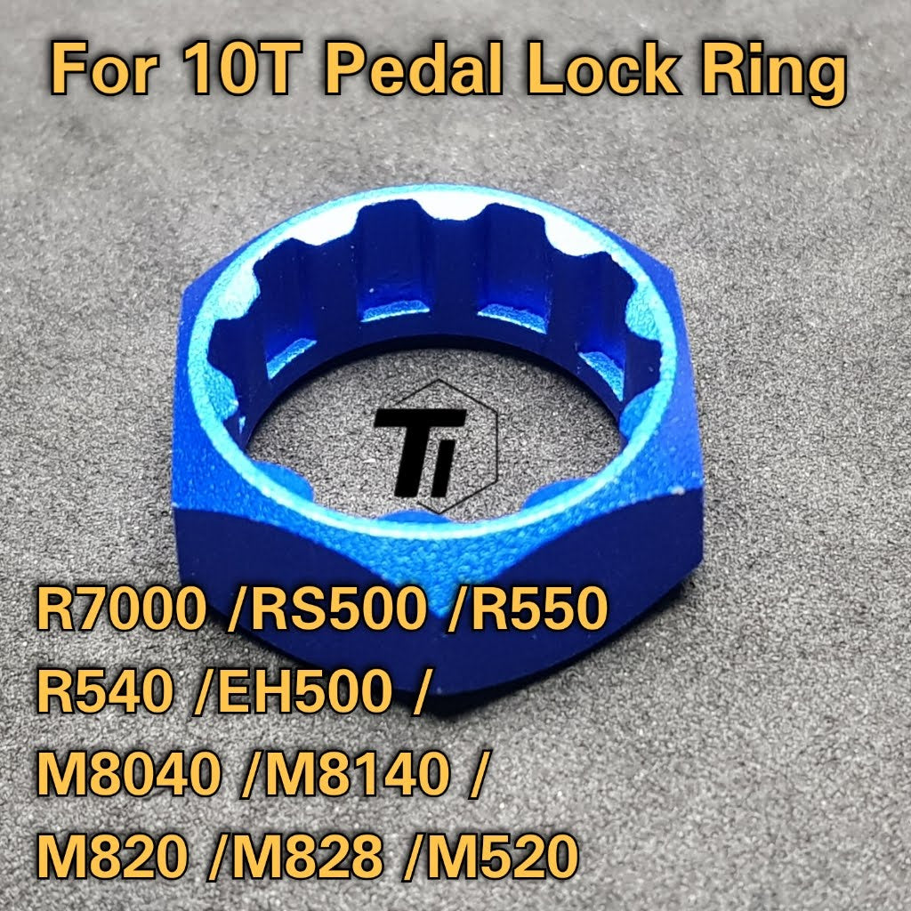 Shimano 踏板軸鎖環拆卸/安裝工具 |鎖襯套主軸踏板軸拆卸工具適用於 R7000 RS500 R550