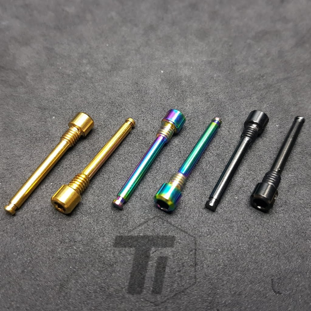Titanium pen voor TRP-rem | DH-R EVO Q2.3 SE Trail EVO QUADIEM Titanium Remblokborgpenbout | Titanium schroef