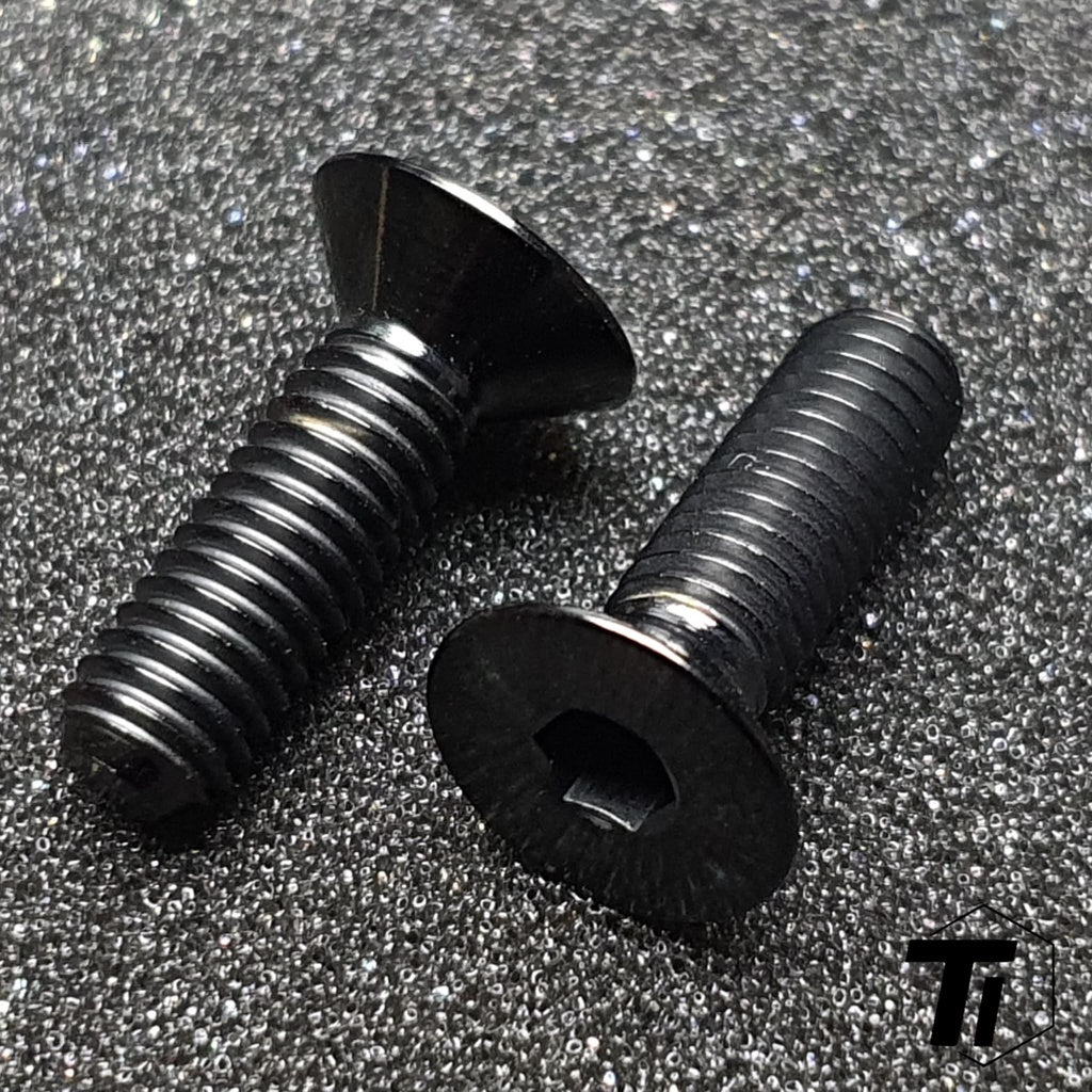 Ti-Parts titanium front shock absorber bolts for Birdy folding bikes