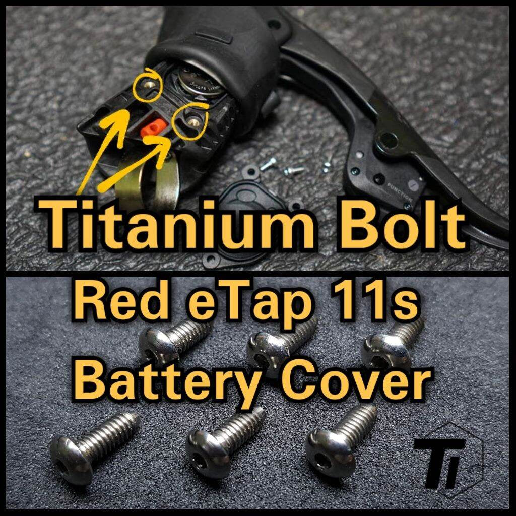 Titanium Bolt Screw för Sram Red eTap shifter Batterilock 11 speed Titanium Screw Cykel MTB Grade 5 Singapore