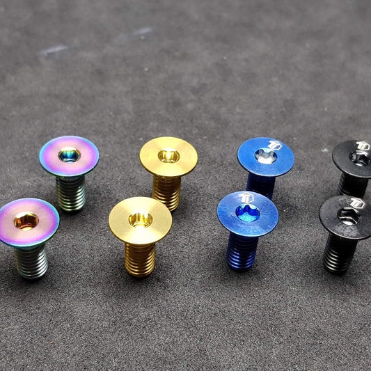 สลักเกลียวไทเทเนียม Ti-Parts สำหรับยึดยึดสมาร์ทโฟน Quad Lock | จักรยาน Quadlock 360 และจักรยานยนต์ สกรูไทเทเนียม