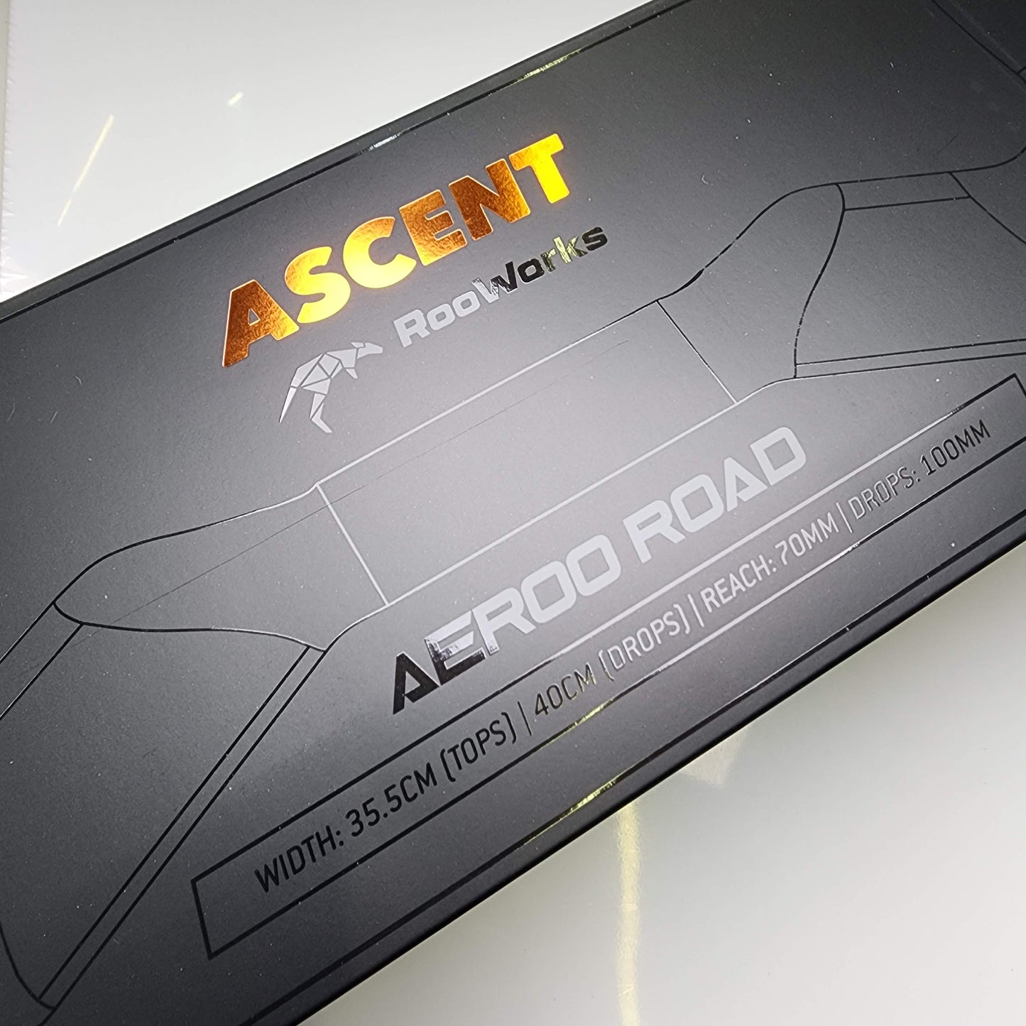 ASCENT 2026 AEROO Rennradlenker | UCI-konform | Unterstützt Clip-On TT-Aufsatz