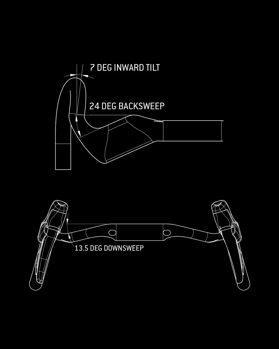 ASCENT 2026 AEROO GRVL Handlebar | UCI Compliance | Support Clip-On TT Bar