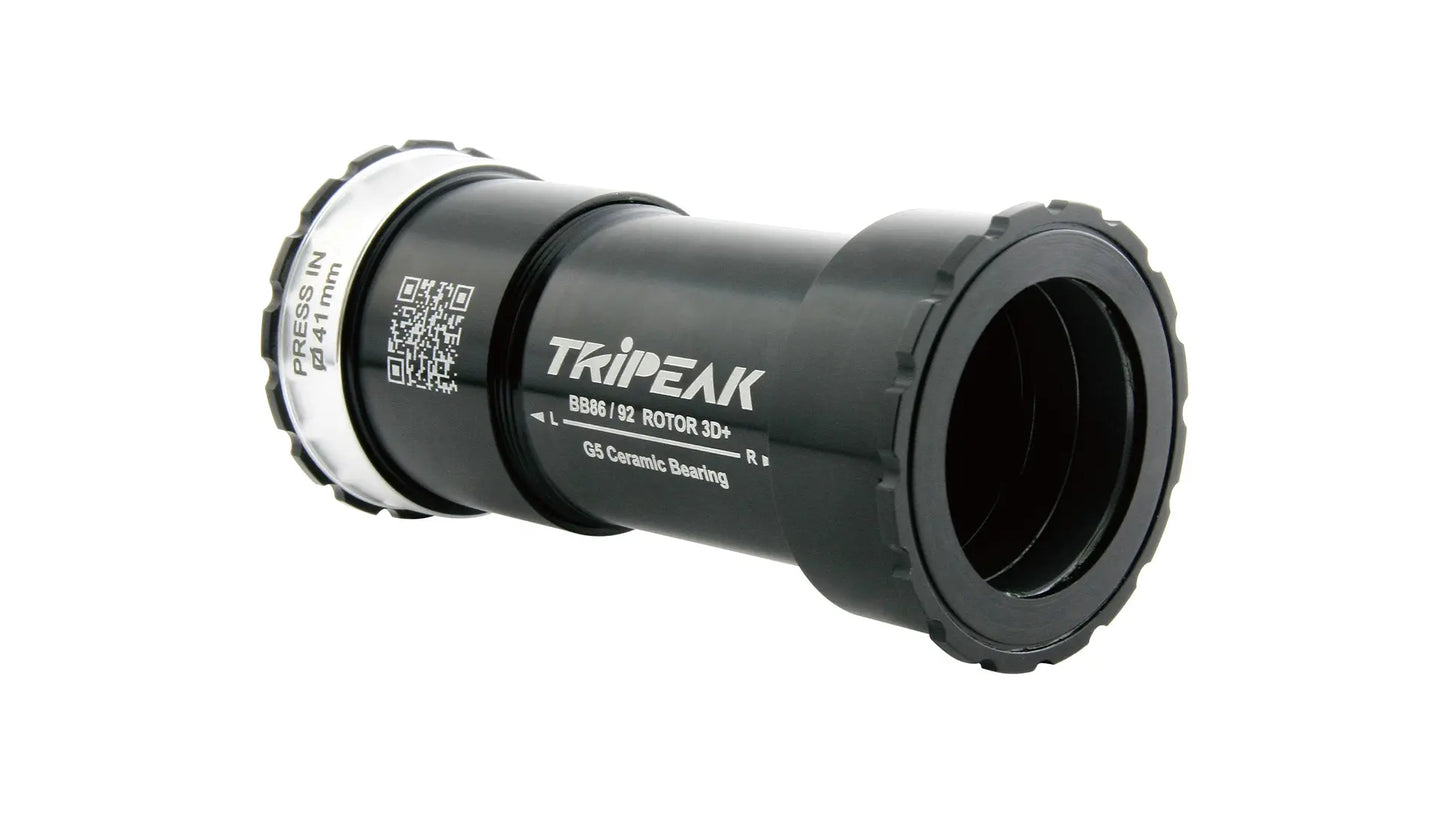 TRiPEAK BB86 86/92mm Rotor 3D+ Bottom Bracket | Ceramic/Steel Bearings