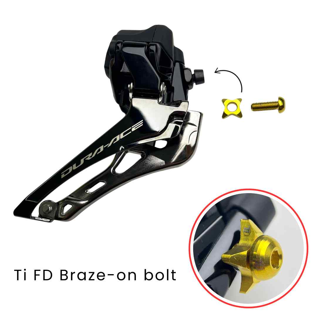 Titanium Braze-On Front Derailleur Mounting Bolt  | Shimano/SRAM