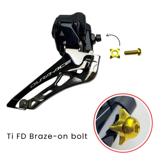Titanium Braze-On Front Derailleur Mounting Bolt  | Shimano/SRAM