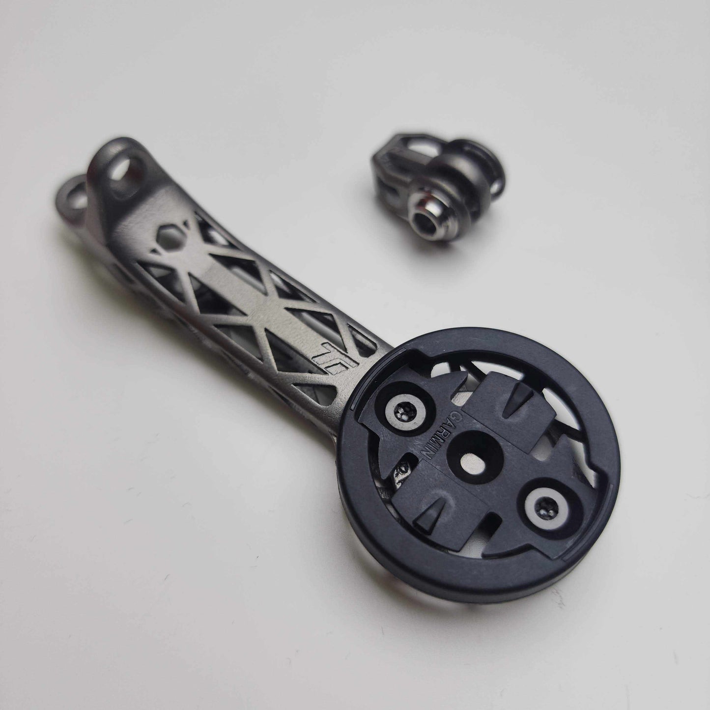 Uchwyt komputera CRW Works HB01 Titanium do druku 3D | Garmin Wahoo | Team Series
