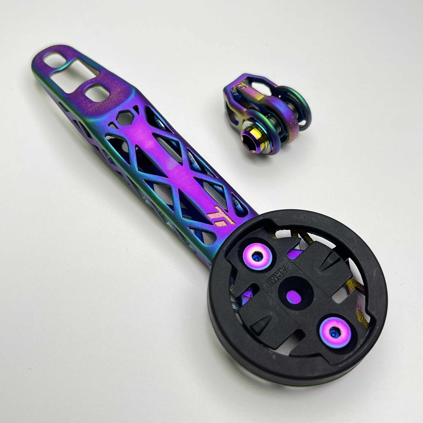 Uchwyt do komputera Cannondale MOMO Design Titanium 3D Print | Garmin Wahoo Bryton | Team Series