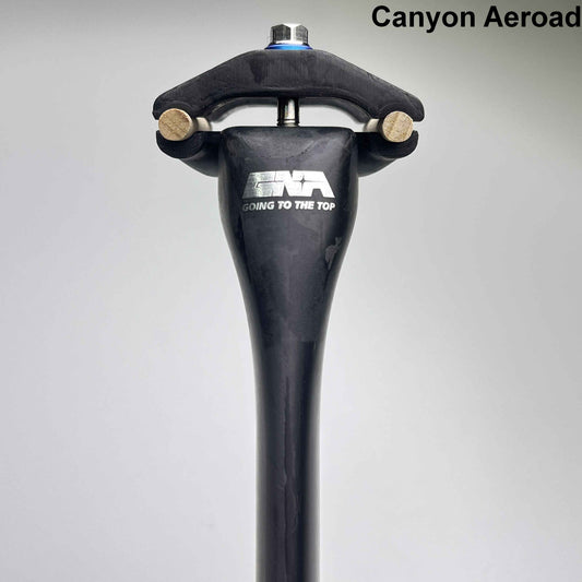 GANNA AERO FIN Carbon Seatpost CANYON Aeroad 2023-2026 | from 115g, Biomimetic Shark Fin Aero Design