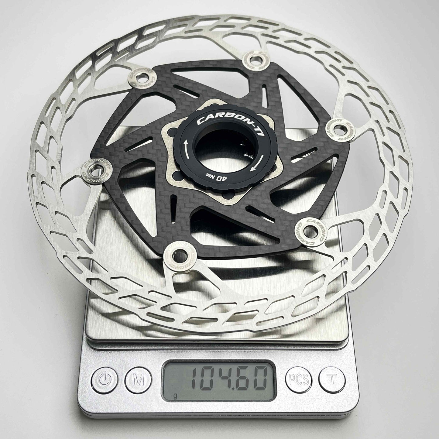 Disques de frein à disque Carbon-Ti X-Rotor SteelCarbon 3 Centerlock | 160/140 mm | à partir de 86 g