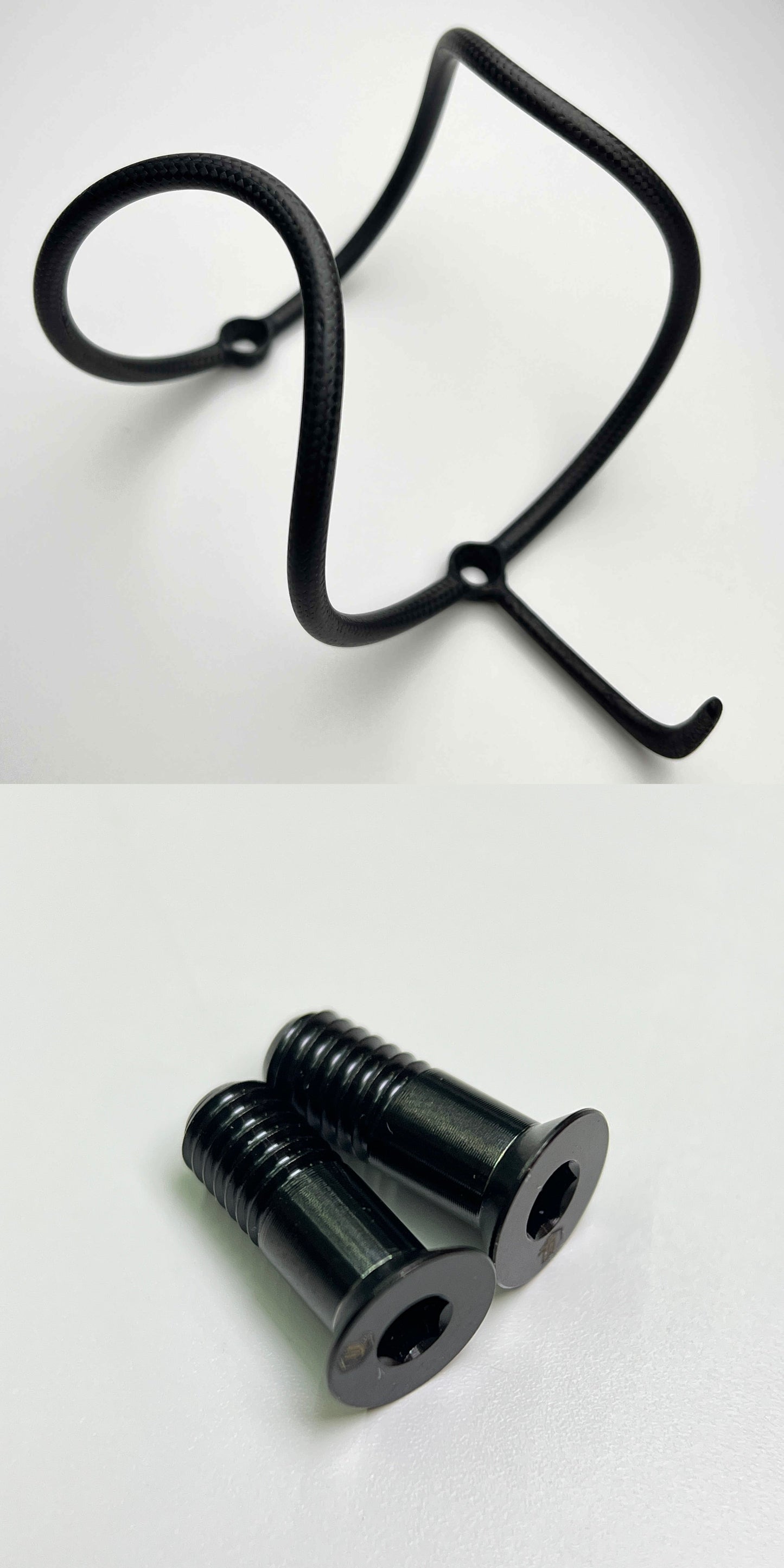 TiParts 5.6g CARBON Bottle Cage | ULTRA Lightweight with Special Hollow Ti Bolt