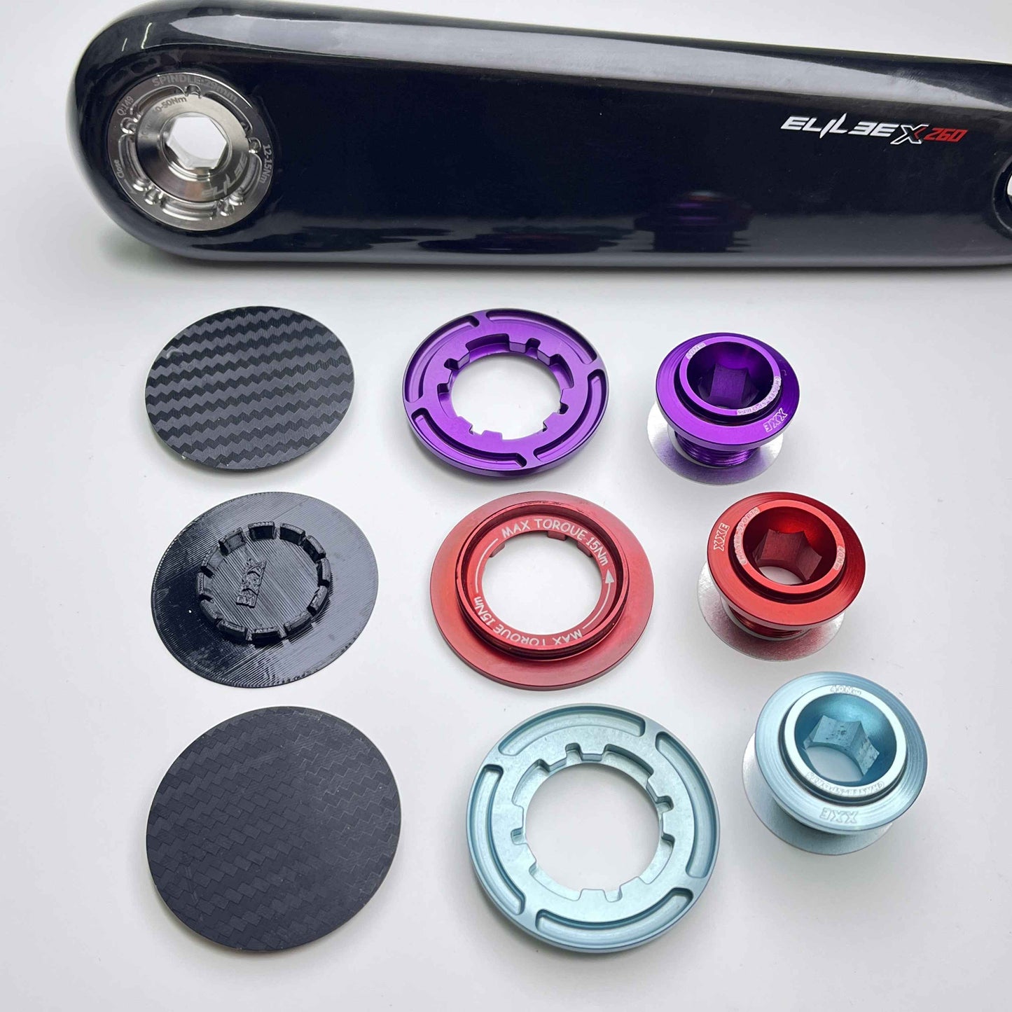 Aluminium Crank Arm Cap/Cover for Elilee XXE Crankset/Crankarms