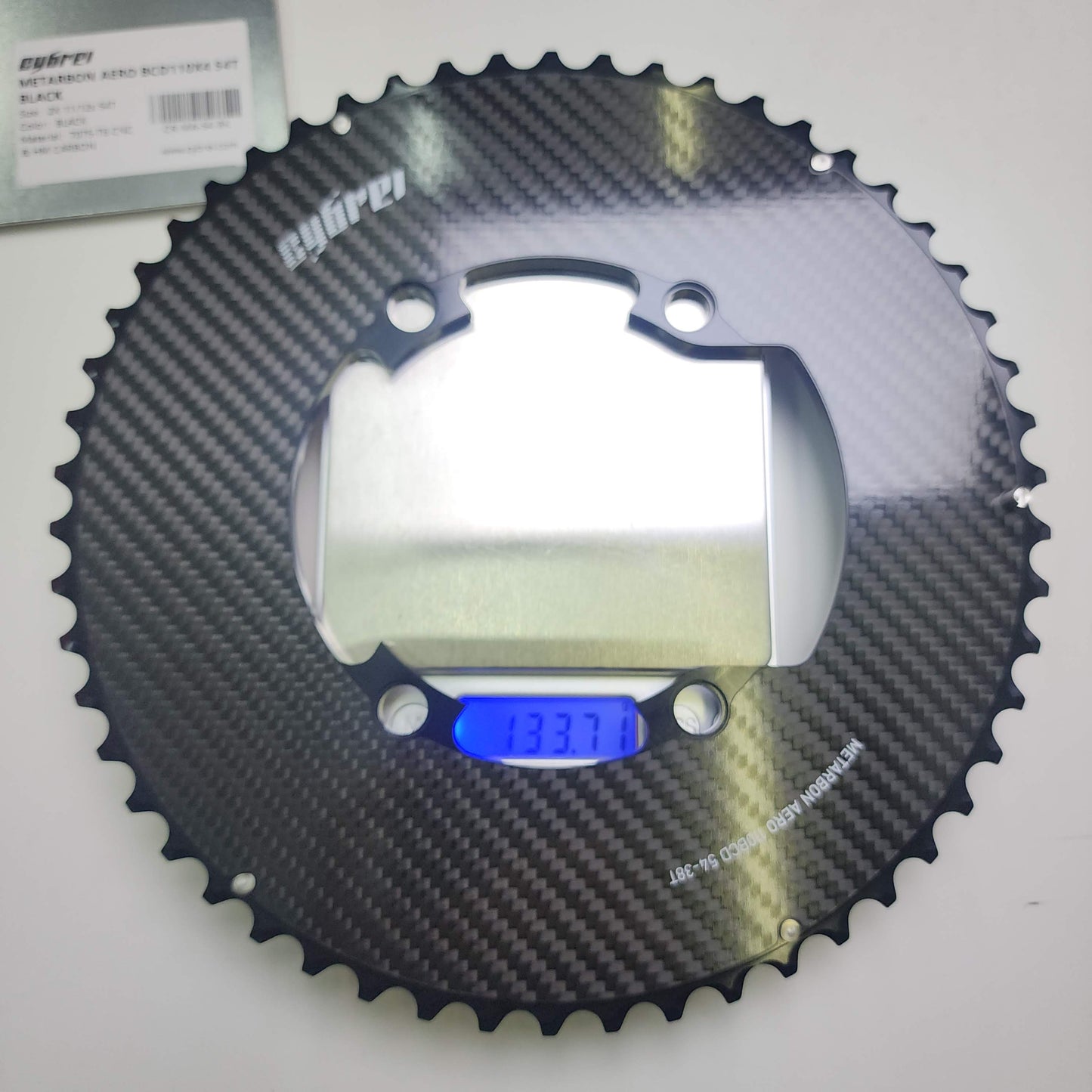 CYBREI Metarbon Aero 2X Carbon Chainrings | Shimano BCD 100x4 | 58-42T 54-38T 52-36T 50-34T
