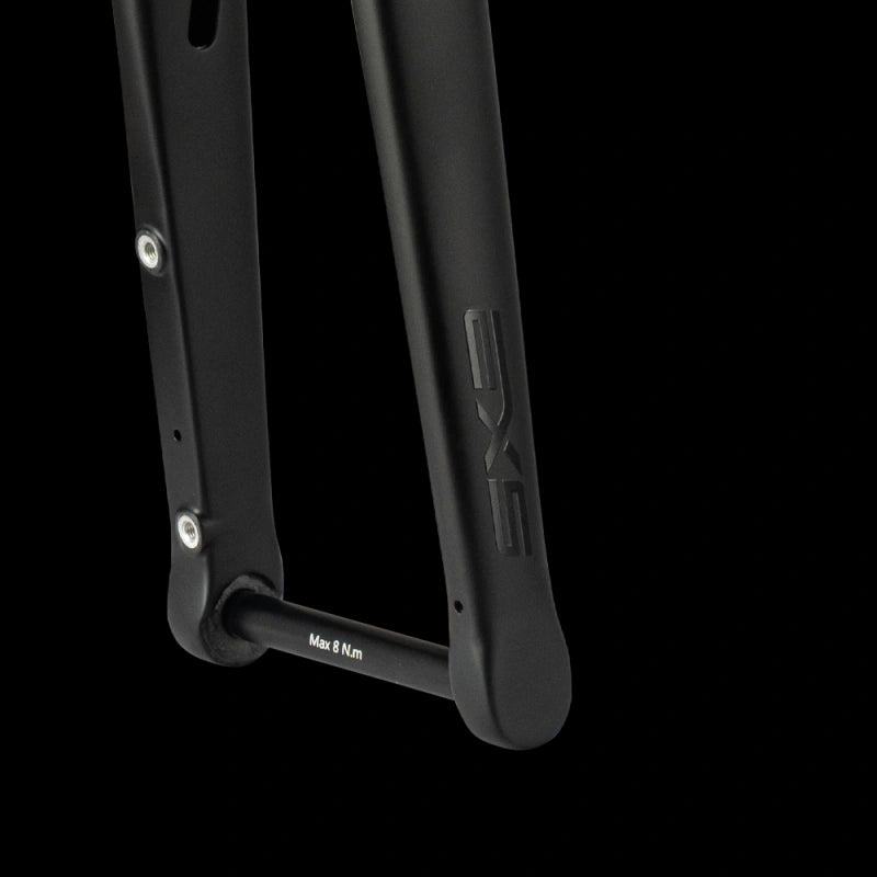 EXS FK-00 Integrated Fork | Internal Cable Routing, 31.8mm D-Shape Steerer