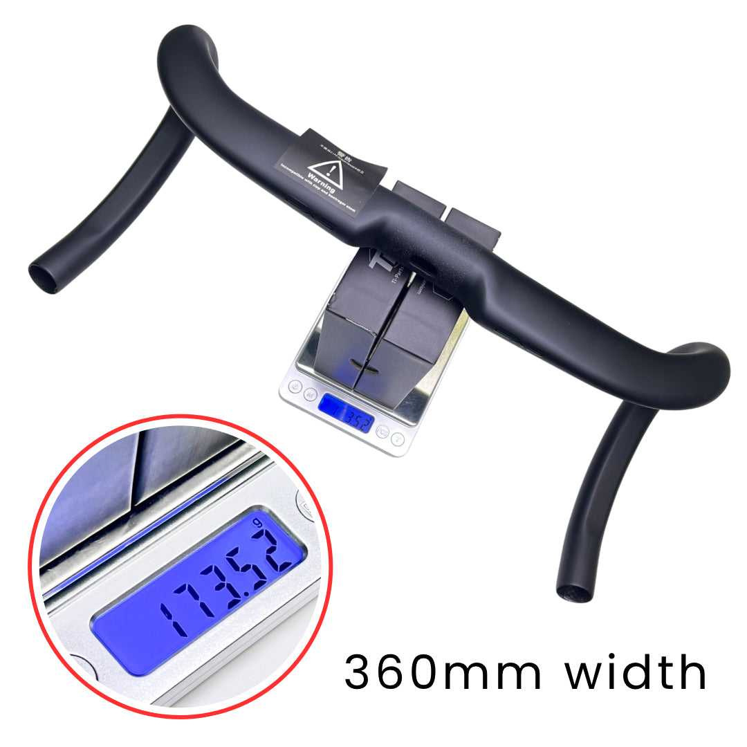 EXS R175 Integrierter Carbon-Lenker – Ultraleichter Aero-Rennradlenker | Interne Kabelführung