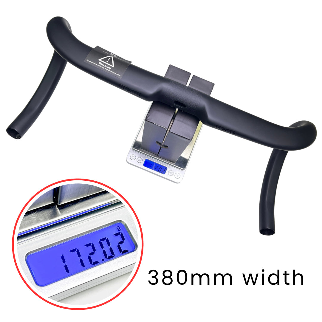 EXS R175 Integrierter Carbon-Lenker – Ultraleichter Aero-Rennradlenker | Interne Kabelführung