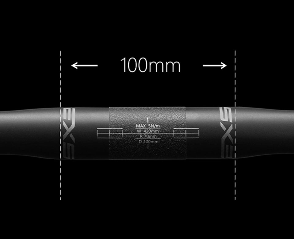 EXS R200 Road/Gravel Carbon Handlebar | 200g, Ergonomic Low Drop