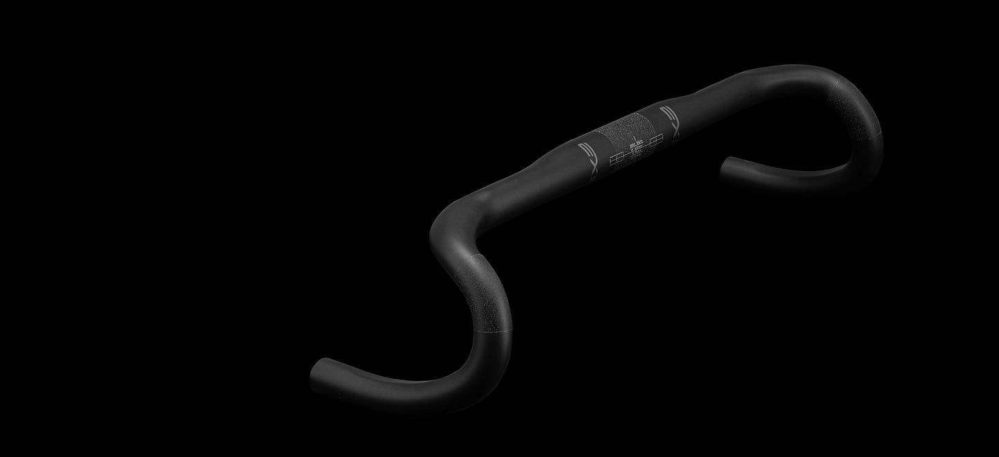 EXS R200 Road/Gravel Carbon Handlebar | 200g, Ergonomic Low Drop