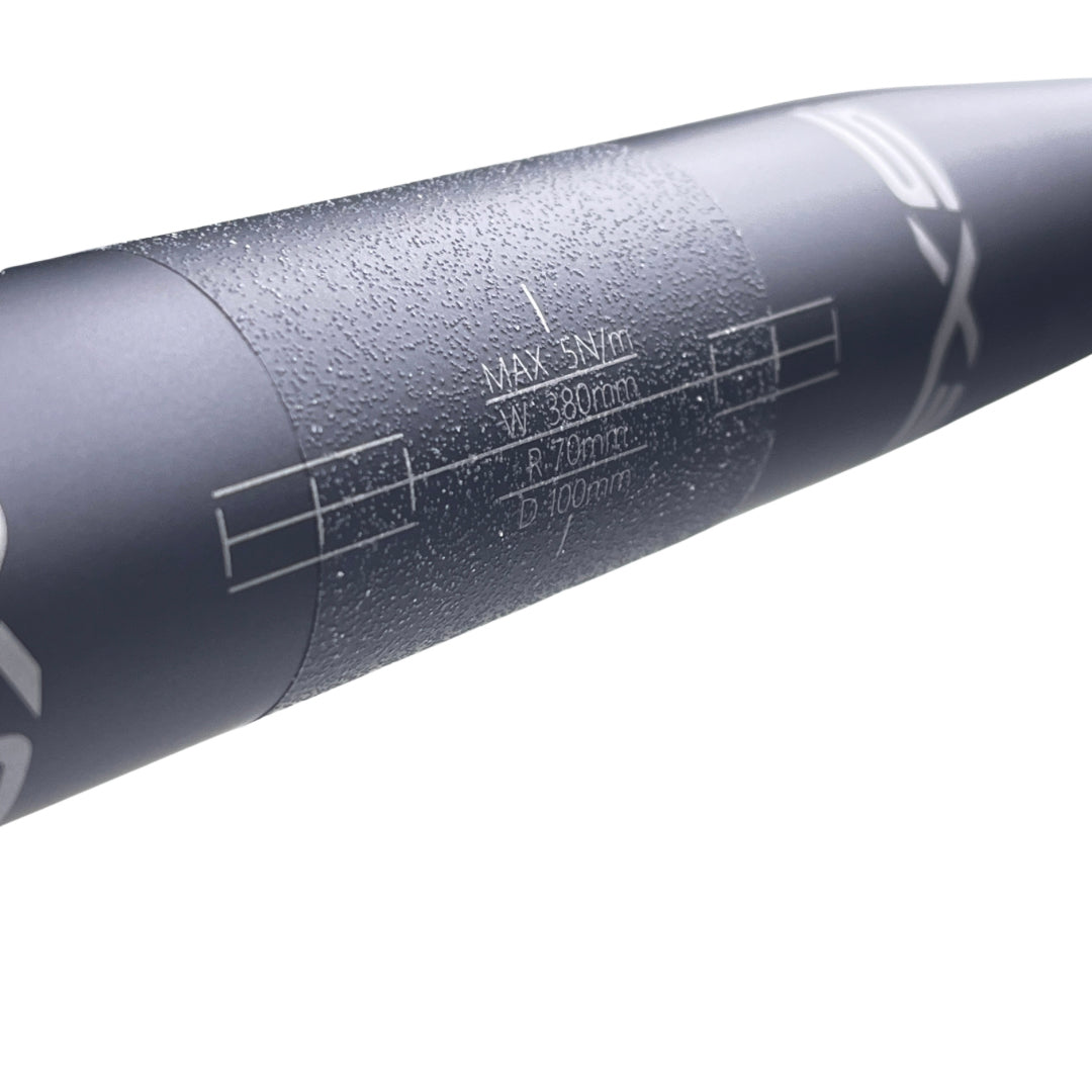 Τιμόνι EXS R205 Road/Gravel Carbon | 200g, Εργονομικό, Χαμηλό Πτώμα 