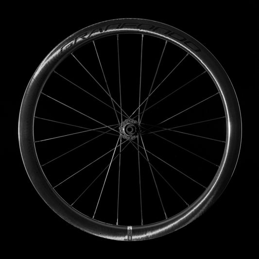 EXS Granfondo-43 Road Carbon Wheelset | 42.5mm, 1390g, Tubeless-Ready, Sapim CX-Ray, SKF Bearings