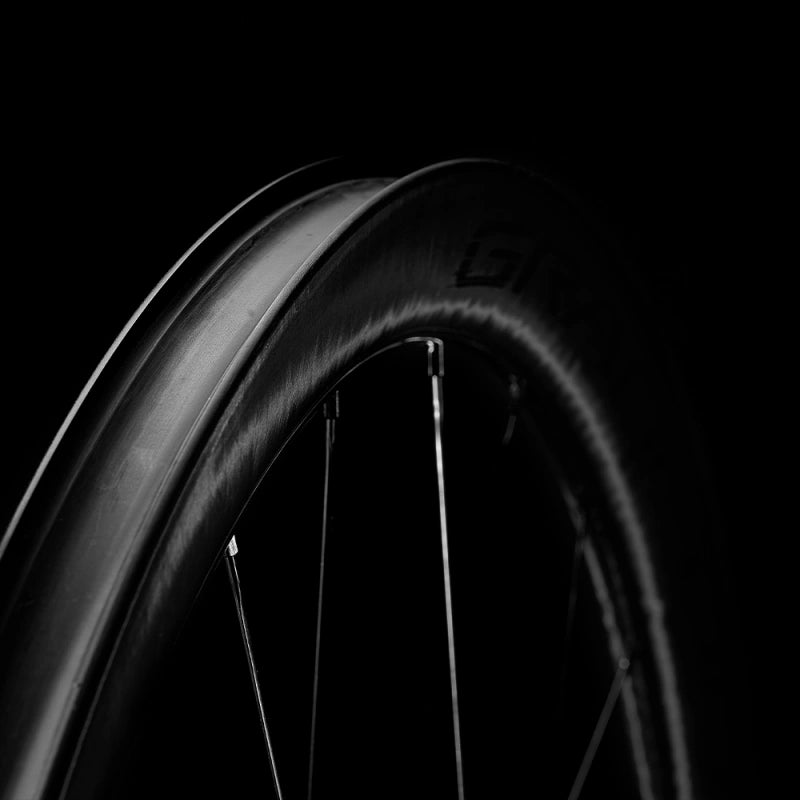 EXS Granfondo-43 Road Carbon Wheelset | 42.5mm, 1390g, Tubeless-Ready, Sapim CX-Ray, SKF Bearings