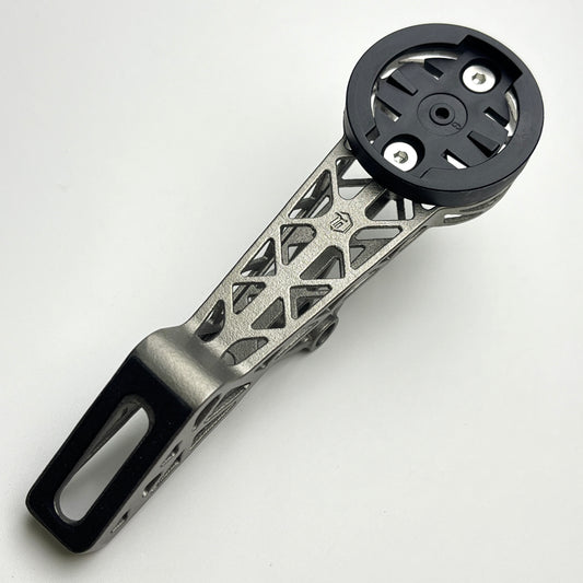 Soporte de titanio para ciclocomputador Factor Black Inc - Serie Club