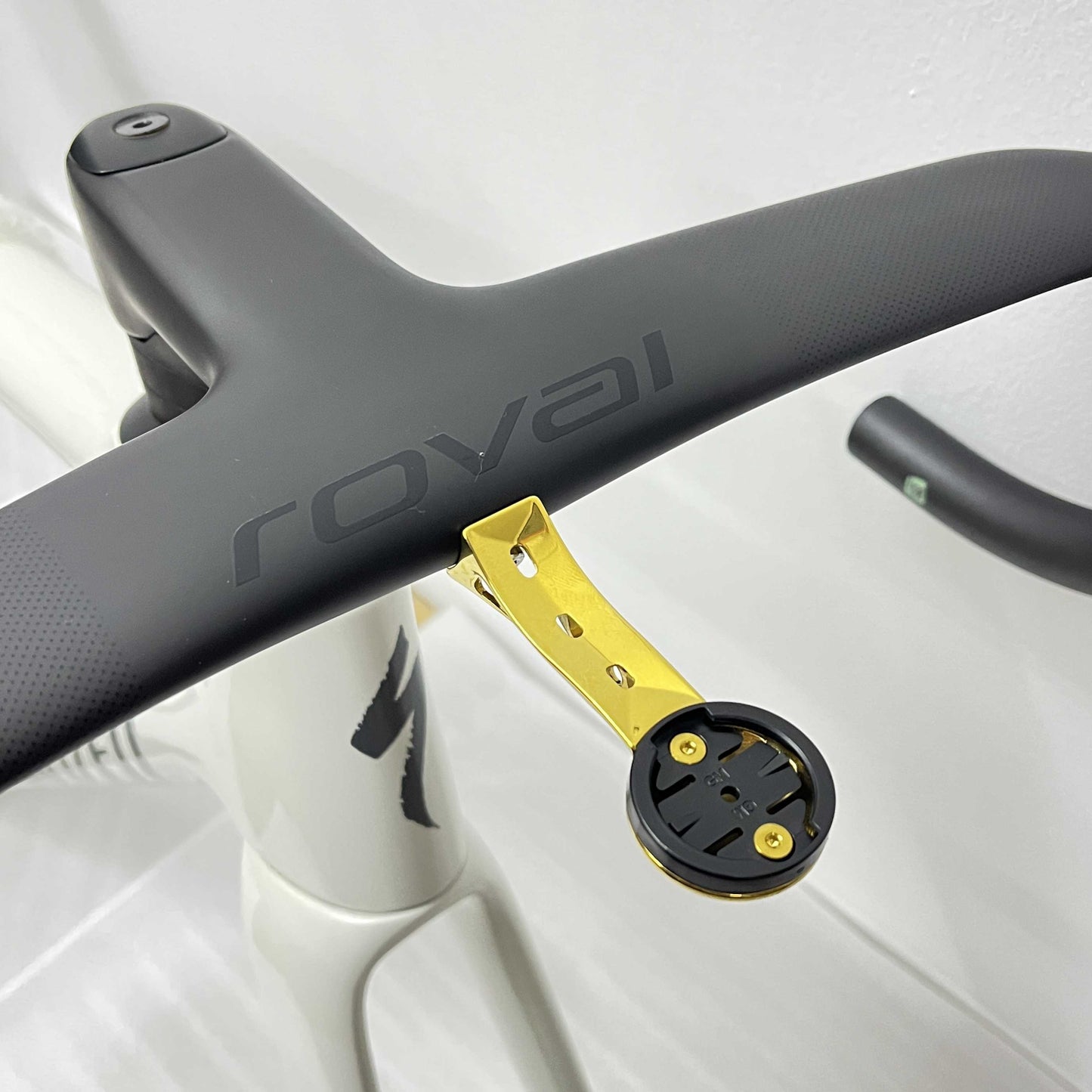 Support pour compteur de vélo Fearless Knight 21,54 g | Specialized Roval Rapide | Titane CNC