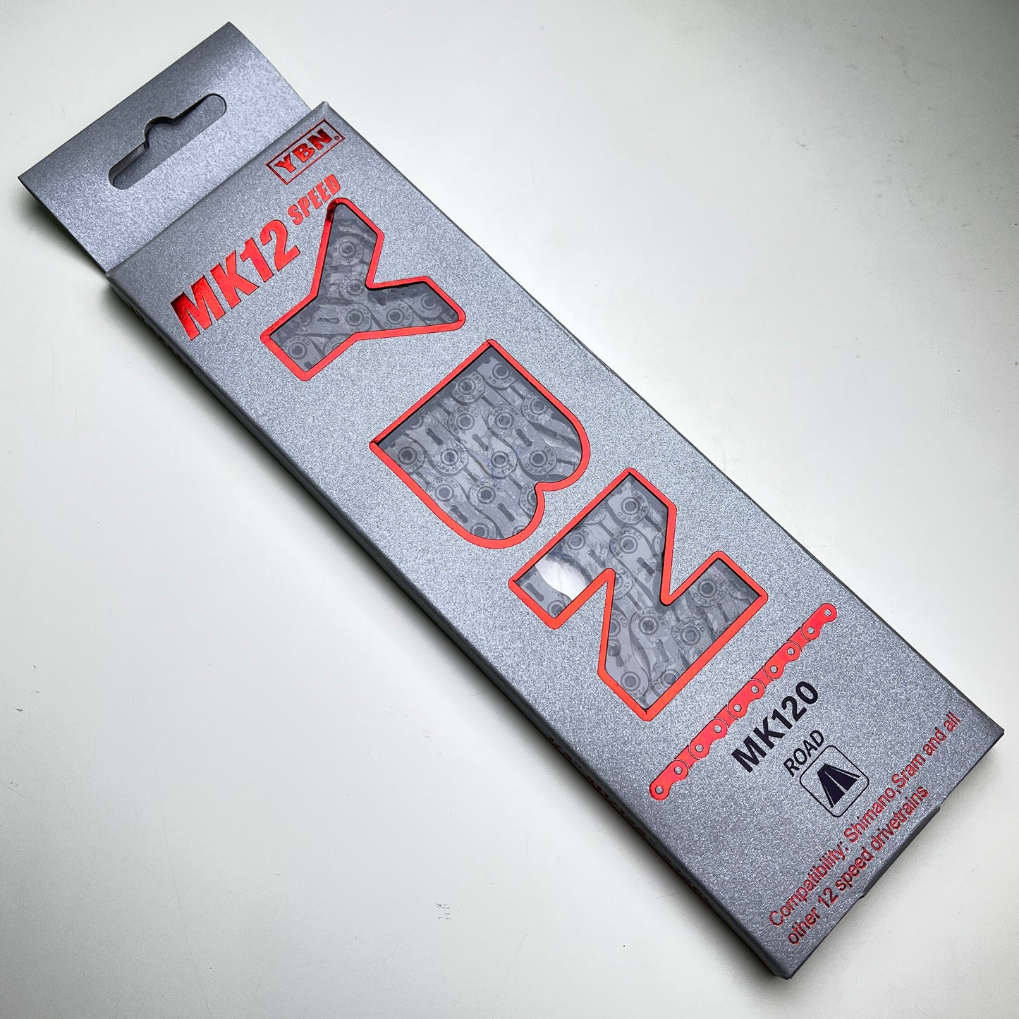 YBN Flat Top Bicycle Chain for SRAM 12s 11s | Red Force XPLR Eagle XX1