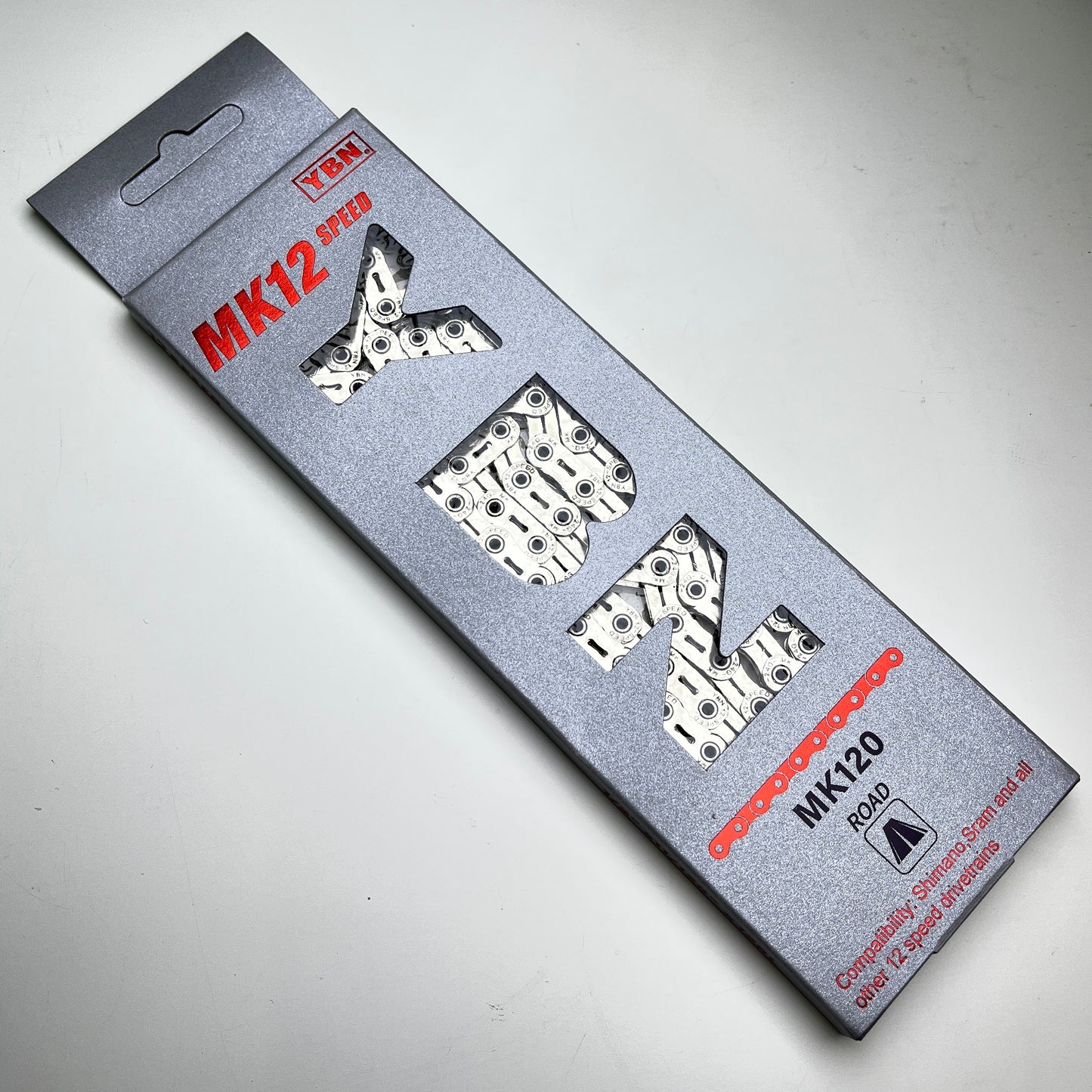 YBN Flat Top Bicycle Chain for SRAM 12s 11s | Red Force XPLR Eagle XX1