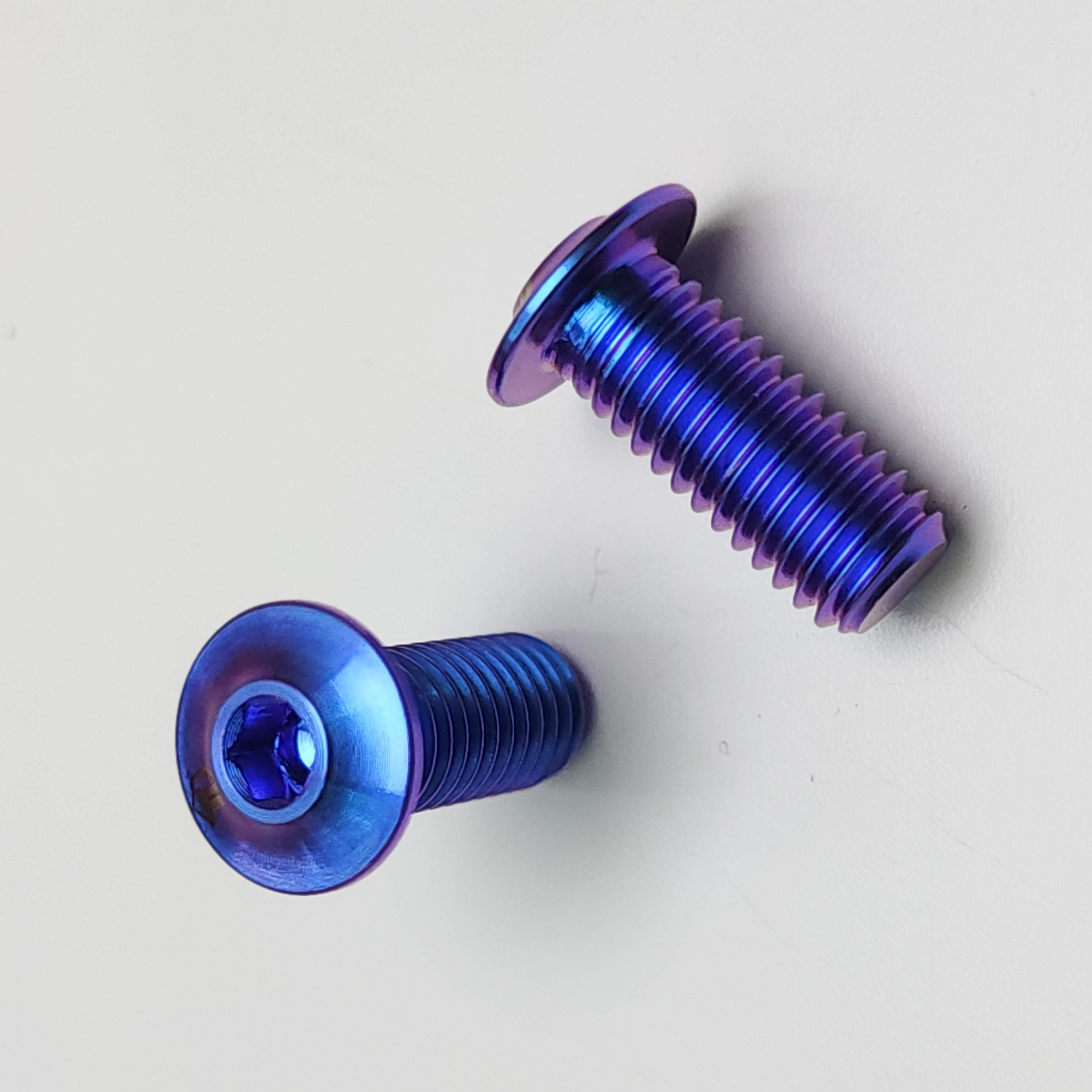 4 Viti Per Portaborraccia M5 X 12 Mm In Acciaio Legato - Per Mountain Bike E Bici Da Strada (Colorate)