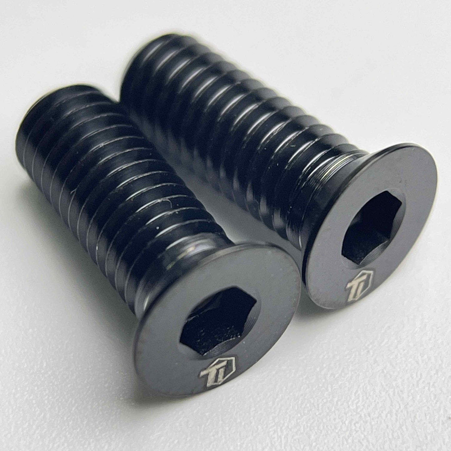 Flush Mount Titanium Bottle Cage Bolts | Ultralight Hollowed Design
