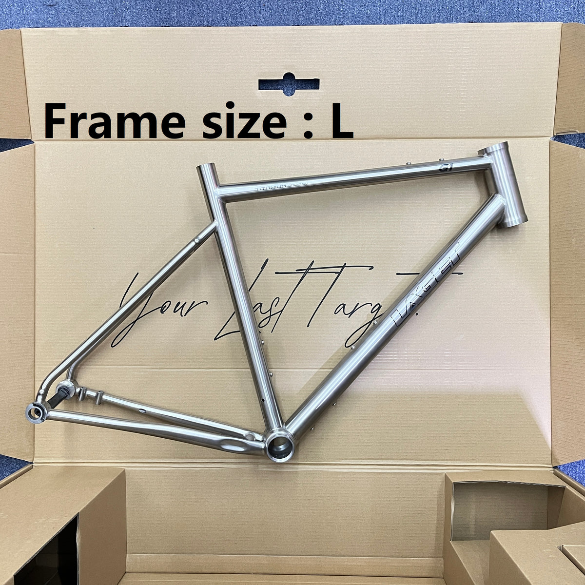 Laget G1 titanium-gravelsæt | 1600g (S) | 700c/650b | Bikepacking Touring