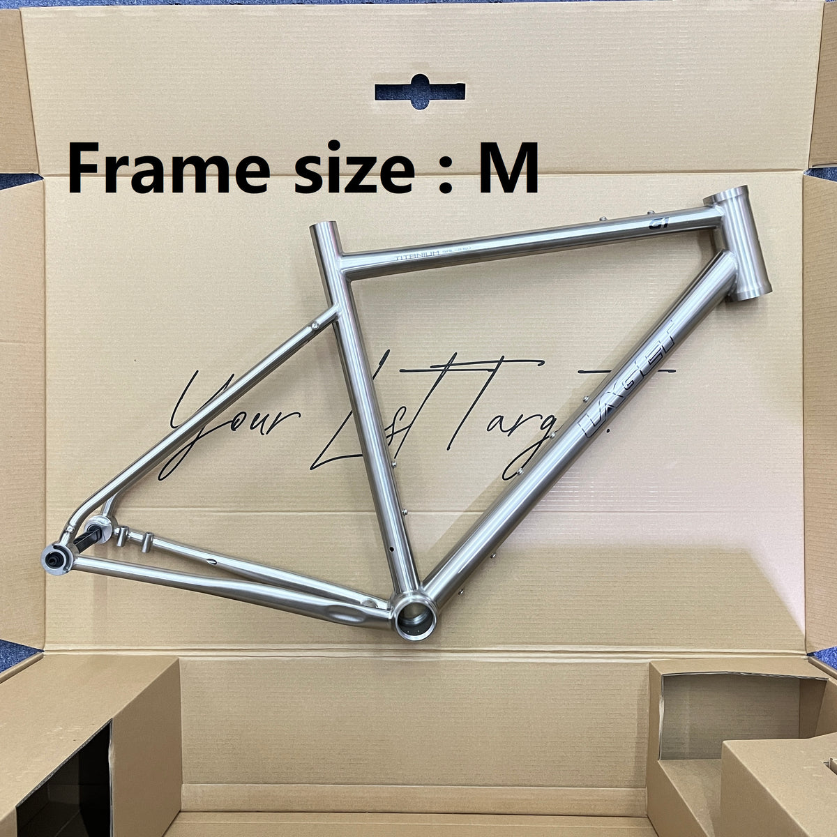 Laget G1 titanium-gravelsæt | 1600g (S) | 700c/650b | Bikepacking Touring
