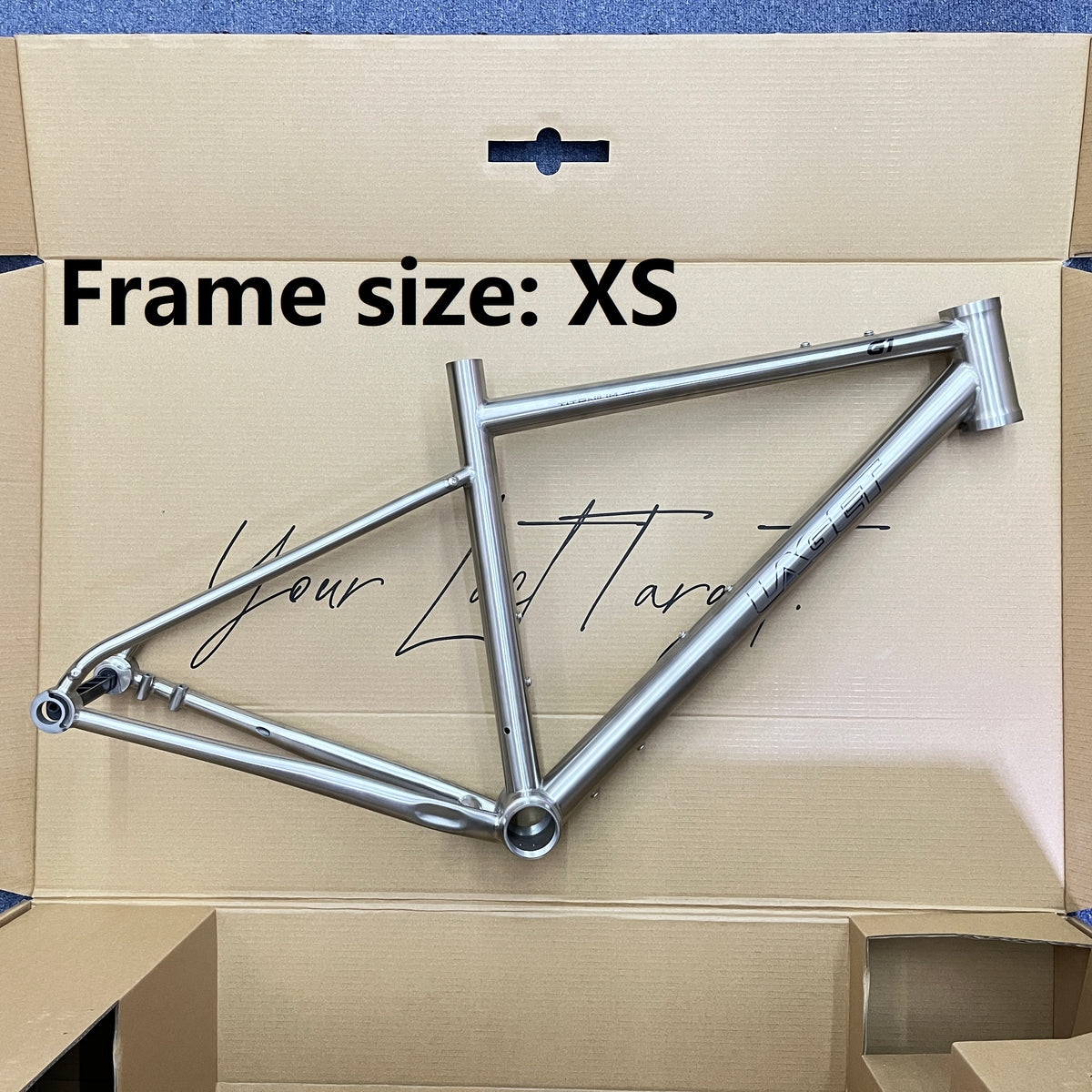 Laget G1 titanium-gravelsæt | 1600g (S) | 700c/650b | Bikepacking Touring