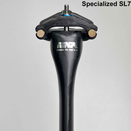 GANNA AERO FIN Specialized SL7 carbon seatpost front view