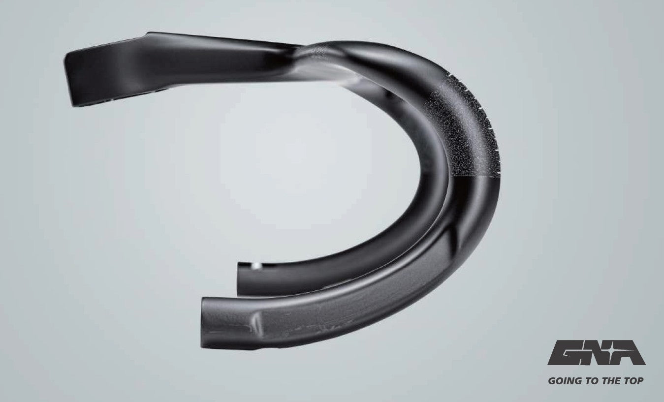 GANNA ANGLE° Carbon Integrated Handlebar | 320g T800+T1100 Carbon | FREE Transition Spacer, Accessories and Computer Mount