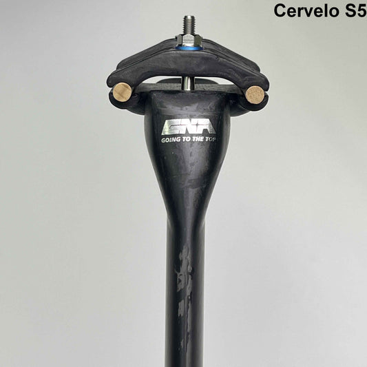 GANNA AERO FIN Cervelo S5 carbon seatpost front view