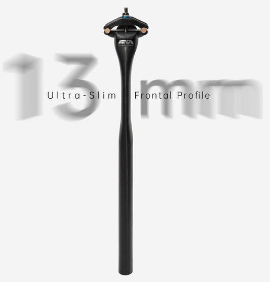 GANNA AERO FIN Carbon Seatpost | from 99g, Biomimetic Aero Design