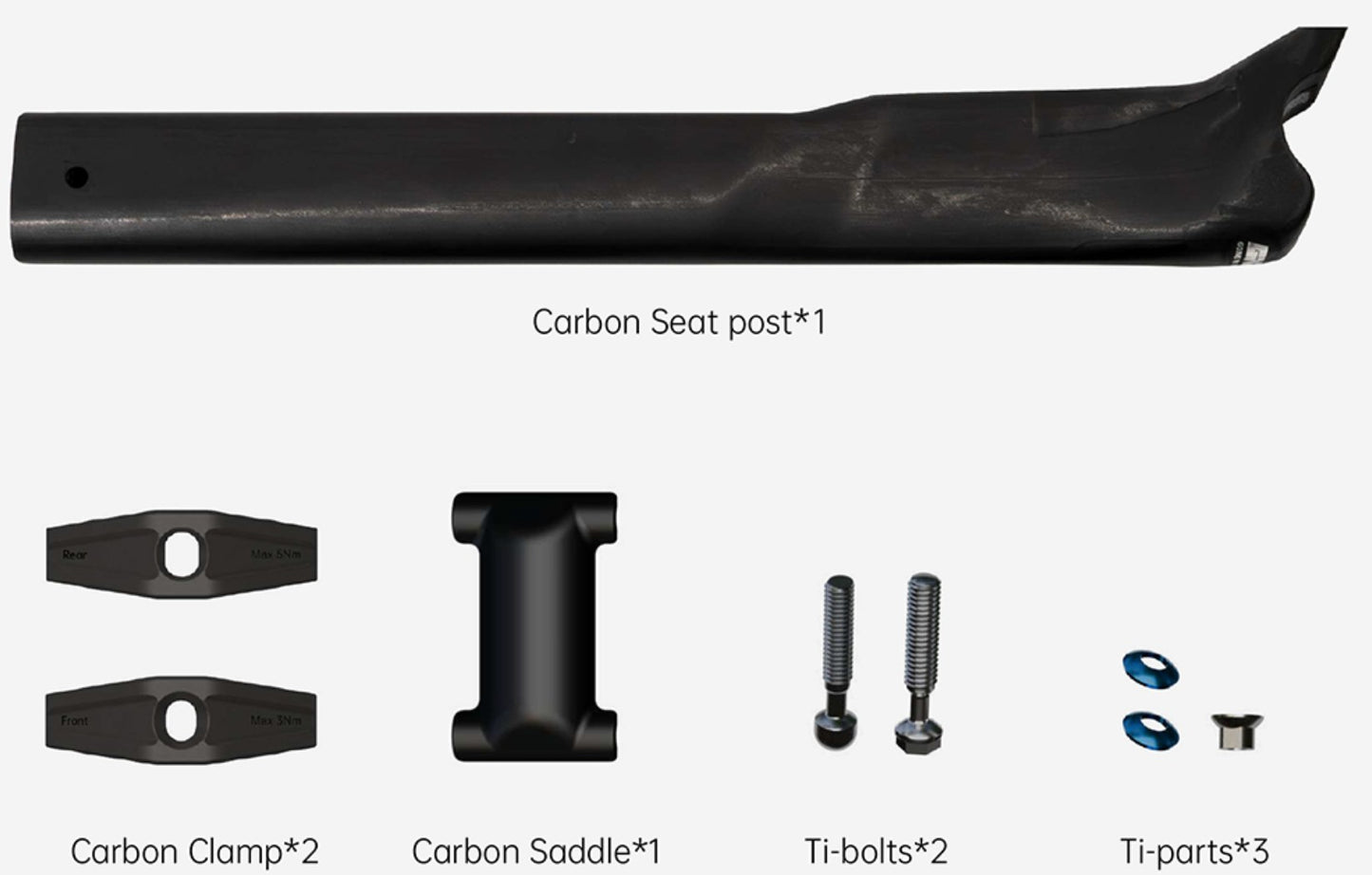 GANNA AERO FIN Carbon Seatpost | from 99g, Biomimetic Aero Design