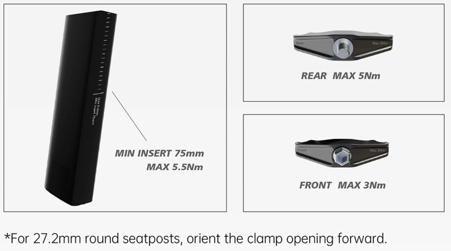 GANNA AERO FIN Carbon Seatpost | from 99g, Biomimetic Aero Design